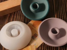 Molde silicona platito redondo cuenco 